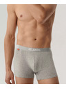 Atlantic 3-PACK Boxerky sivé a čierne