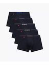 Atlantic 5-PACK Boxerky čierne