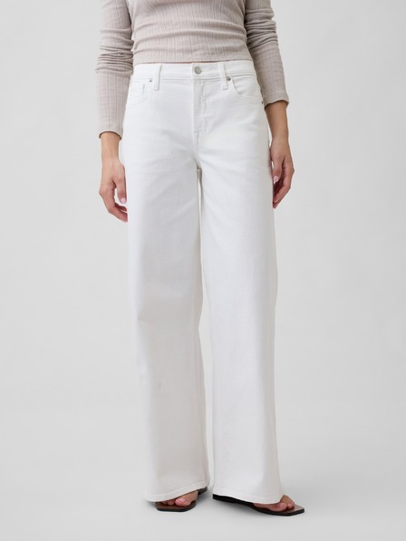 GAP Džínsy Mid Rise wide-leg GAP