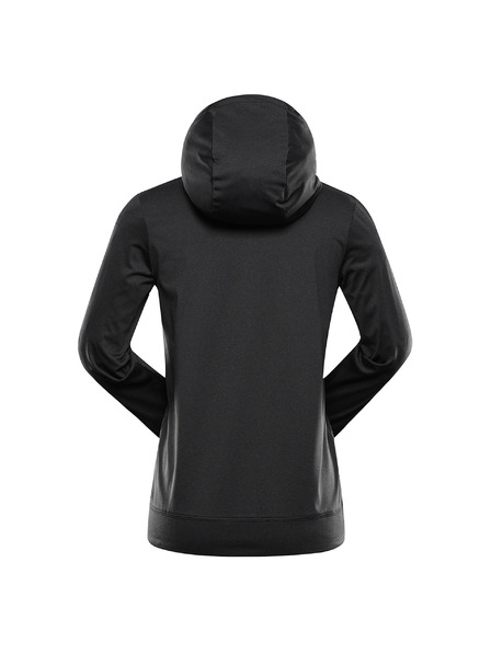 ALPINE PRO Dámska rýchlo schnúca mikina s cool dry ALPINE PRO ORESA black