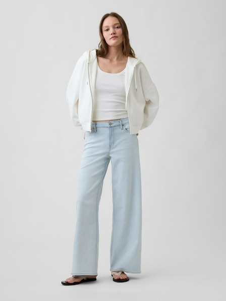 GAP Džínsy Mid Rise wide-leg GAP