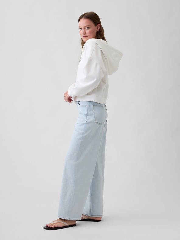 GAP Džínsy Mid Rise wide-leg GAP