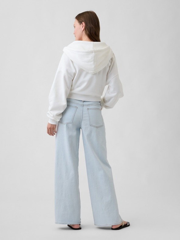GAP Džínsy Mid Rise wide-leg GAP