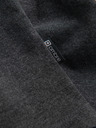 Ombre Clothing Čierne pánske henley tričko Ombre Clothing
