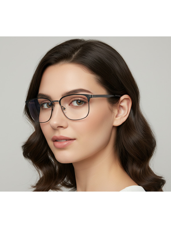 VEYREY VeyRey nerd slnečné okuliare Binfy čierna obruba čiré sklá