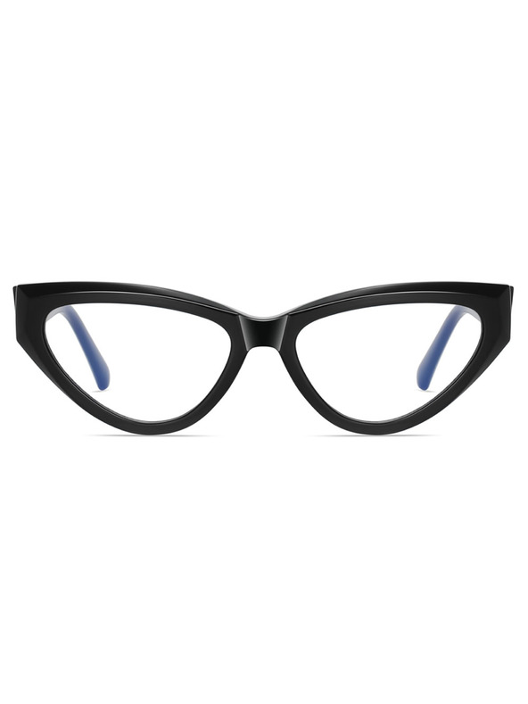 VEYREY VeyRey dámske cat-eye dámske okuliare blokujúce modré svetlo Charive čierna obruba čiré sklá