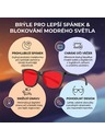 VEYREY VeyRey hranatí slnečné okuliare Quinite čierna obruba červené sklá