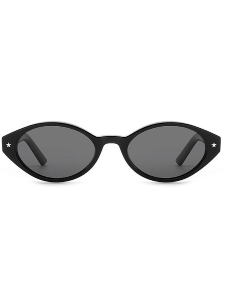 VEYREY VeyRey dámske cat-eye acetátové polarizačné slnečné okuliare Aest čierna obruba čierne sklá
