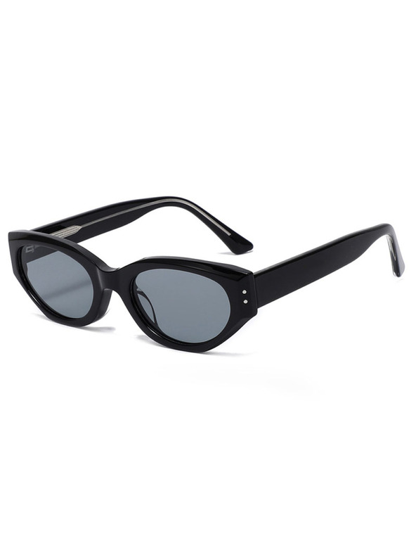 VEYREY VeyRey cat-eye slnečné okuliare Nontu čierna obruba čierne sklá