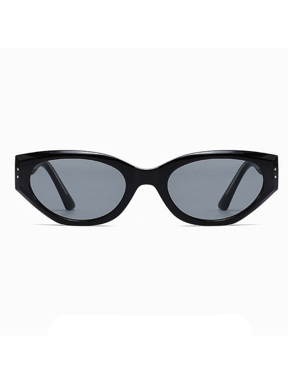VEYREY VeyRey cat-eye slnečné okuliare Nontu čierna obruba čierne sklá