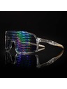 VEYREY VeyRey športové slnečné okuliare Ogharod (hologram Diamant) transparentný rám viacfarebné sklá