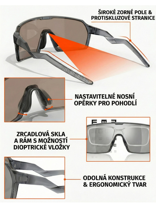 VEYREY VeyRey športové slnečné okuliare Ocli čierna obíjačka zlatéeklá
