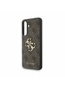 Guess Guess PU 4G Metal Logo Zadný Kryt pre Samsung Galaxy A56 Brown
