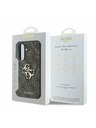Guess Guess PU 4G Metal Logo Zadný Kryt pre Samsung Galaxy A56 Brown