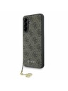 Guess Guess 4G Charm Zadný Kryt pre Samsung Galaxy A56 Brown