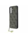 Guess Guess 4G Charm Zadný Kryt pre Samsung Galaxy A56 Brown