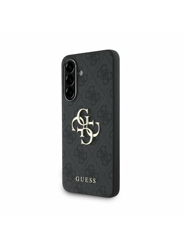 Guess Guess PU 4G Metal Logo Zadný Kryt pre Samsung Galaxy A56 Grey