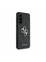 Guess Guess PU 4G Metal Logo Zadný Kryt pre Samsung Galaxy A56 Grey