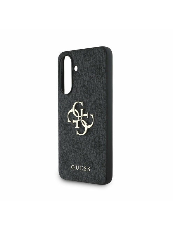 Guess Guess PU 4G Metal Logo Zadný Kryt pre Samsung Galaxy A56 Grey