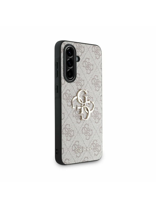 Guess Guess PU 4G Metal Logo Zadný Kryt pre Samsung Galaxy A56 Pink