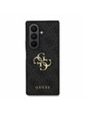 Guess Guess PU 4G Metal Logo Zadný Kryt pre Samsung Galaxy Z Fold 7 Grey