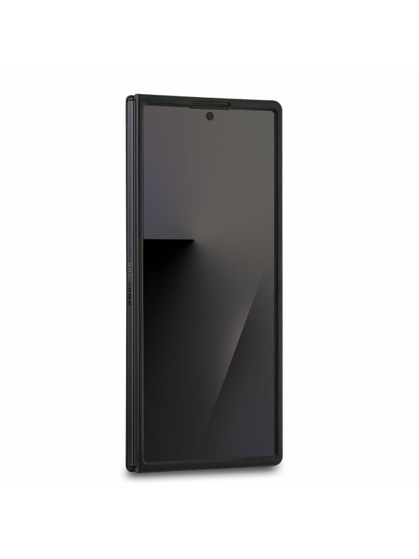 Guess Guess PU 4G Metal Logo Zadný Kryt pre Samsung Galaxy Z Fold 7 Grey