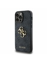Guess Guess PU 4G Metal Logo Zadný Kryt pre iPhone 14 Pro Max Grey