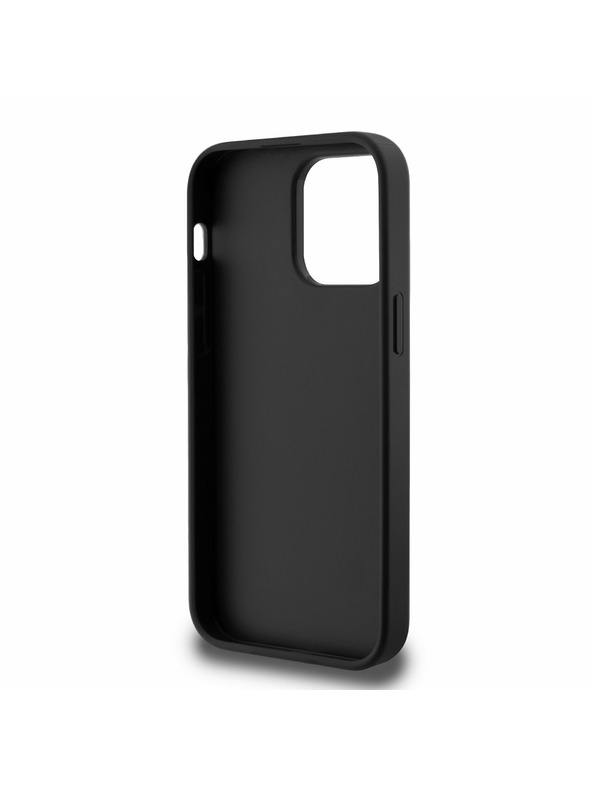 Guess Guess PU 4G Metal Logo Zadný Kryt pre iPhone 14 Pro Max Grey