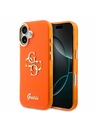 Guess Guess IML 4G Script Metal Logo Zadný Kryt pre iPhone 17 Orange