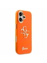 Guess Guess IML 4G Script Metal Logo Zadný Kryt pre iPhone 17 Orange