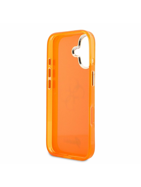 Guess Guess IML 4G Script Metal Logo Zadný Kryt pre iPhone 17 Orange