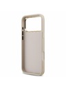 Guess Guess PU Leather 4G Metal Logo Gold Frame Zadný Kryt pre iPhone 17 Pro Max Pink