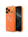 Guess Guess IML 4G Script Metal Logo Zadný Kryt pre iPhone 17 Pro Max Orange