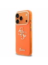 Guess Guess IML 4G Script Metal Logo Zadný Kryt pre iPhone 17 Pro Max Orange