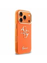 Guess Guess IML 4G Script Metal Logo Zadný Kryt pre iPhone 17 Pro Max Orange