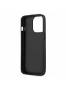 Guess PU 4G Metal Logo Zadní Kryt pro iPhone 13 Pro Grey Obal na telefón