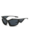 VEYREY VeyRey Unisex futuristické slnečné okuliare Calictor Black Universal