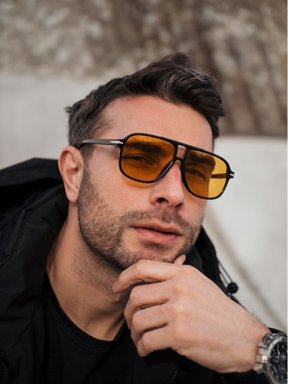 VEYREY Slnečné okuliare VeryRey Ghost Pilot Orange