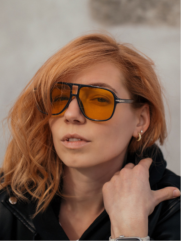 VEYREY Slnečné okuliare VeryRey Ghost Pilot Orange