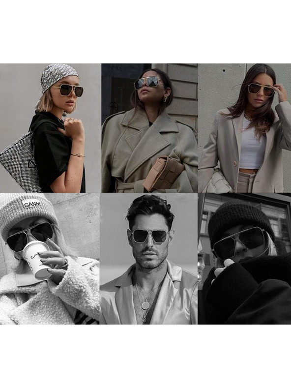 VEYREY VeyRey Slnečné okuliare Samni Polarized Pilot Green Univerzálne slnečné okuliare