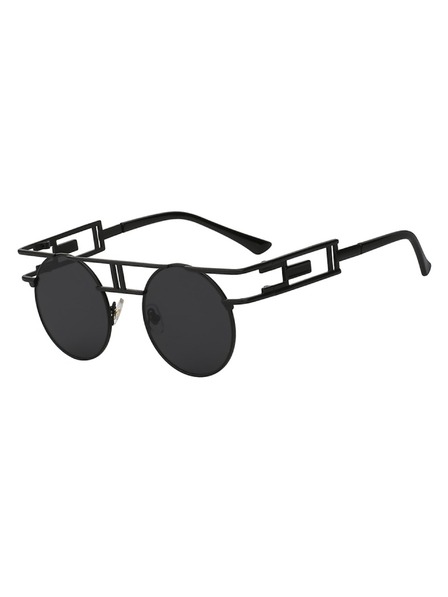 VEYREY Čierne unisex slnečné okuliare VeyRey Vethelthus