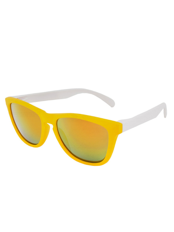 VEYREY Slnečné okuliare VeyRey Nerd Cool Yellow and White