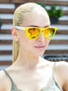 VEYREY Slnečné okuliare VeyRey Nerd Cool Yellow and White