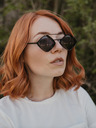 VEYREY Čierne unisex slnečné okuliare VeyRey Aeltimpion