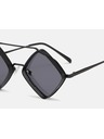 VEYREY Čierne unisex slnečné okuliare VeyRey Aeltimpion