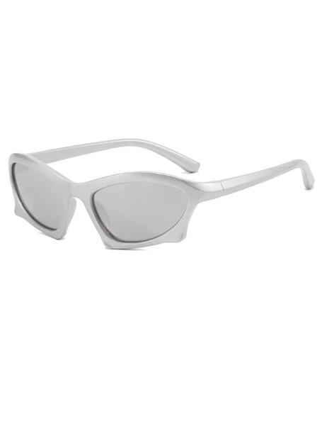 VEYREY Biele unisex slnečné okuliare VeyRey Narel