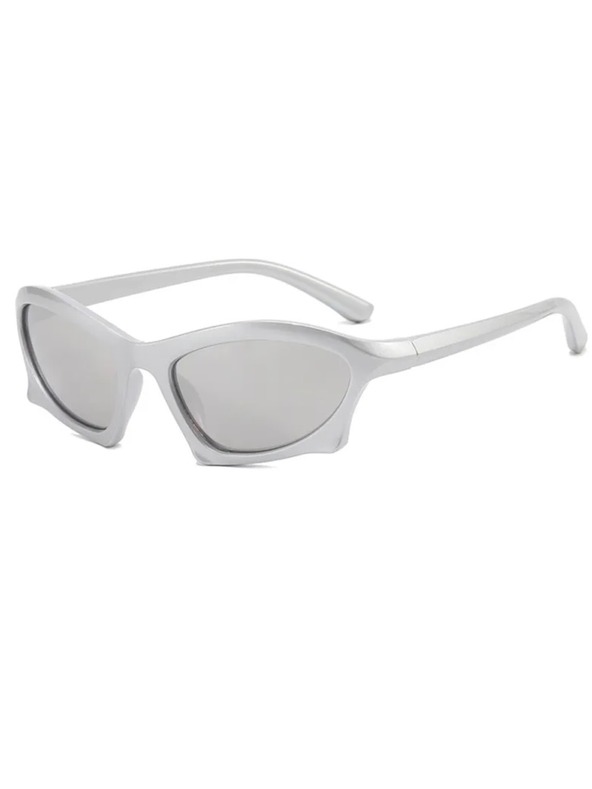 VEYREY Biele unisex slnečné okuliare VeyRey Narel