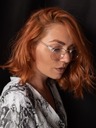 VEYREY VeyRey Okuliare blokujúce modré svetlo oválne Sigrid číre