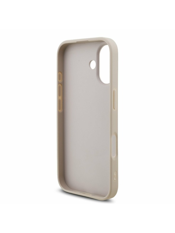 Guess Guess PU 4G Metal Logo Strap Zadný Kryt pre iPhone 17 Pink