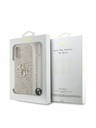 Guess Guess PU 4G Metal Logo Strap Zadný Kryt pre iPhone 17 Pink